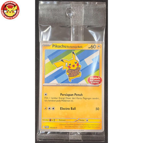 Pikachu berkemeja batik - berkemeja, promo