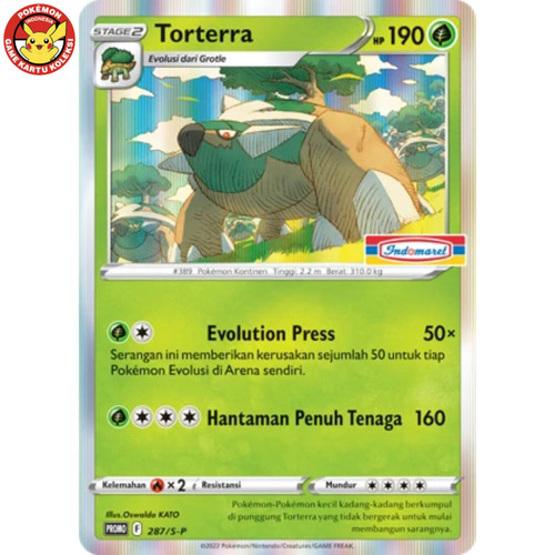 Torterra promo 287 p - torterra,