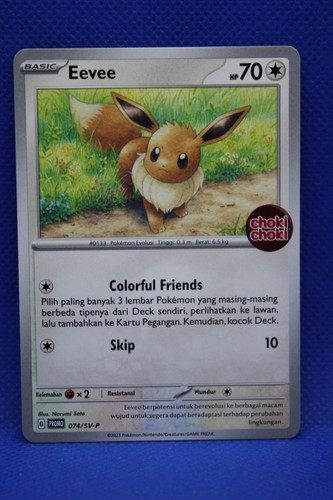 Pokemon promo stamped choki - promo,
