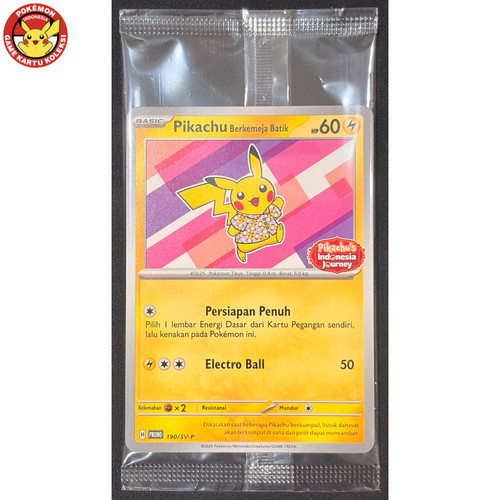 Pikachu berkemeja batik promo - batik,