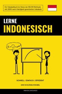 Lerne indonesisch schnell - indonesisch, /