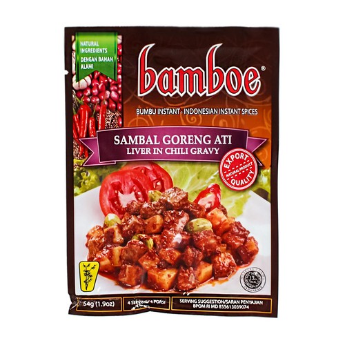 Bamboe sambal goreng ati 54g - bamboe,