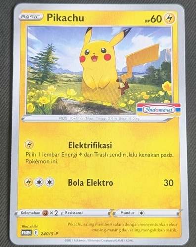 Pikachu indomaret stamp promo - indomaret,