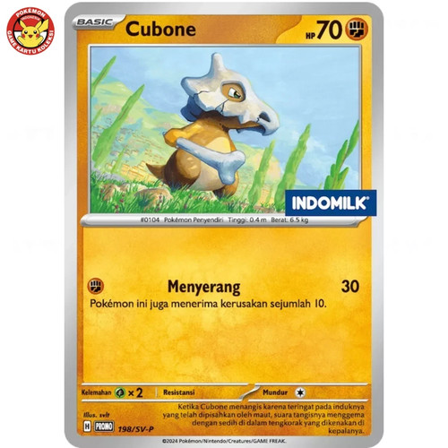Cubone indomilk promo - promo, 198/sv-p