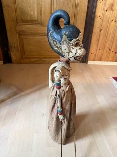 Indonesische stabfigur bali - indonesische, stabfigur,