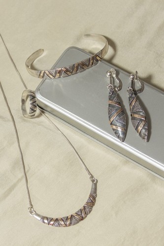 Vintage silber sterling gold - silber,