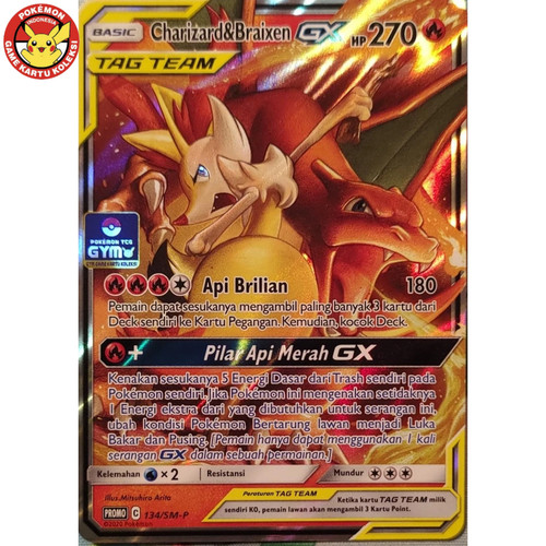 Charizard braixen gx promo - charizard,