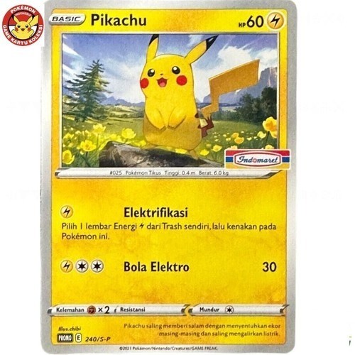 Pikachu indomaret stamp promo - indomaret,